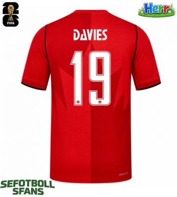 Kanada Alphonso Davies #19 Hemmatröja VM 2026 Kortärmad